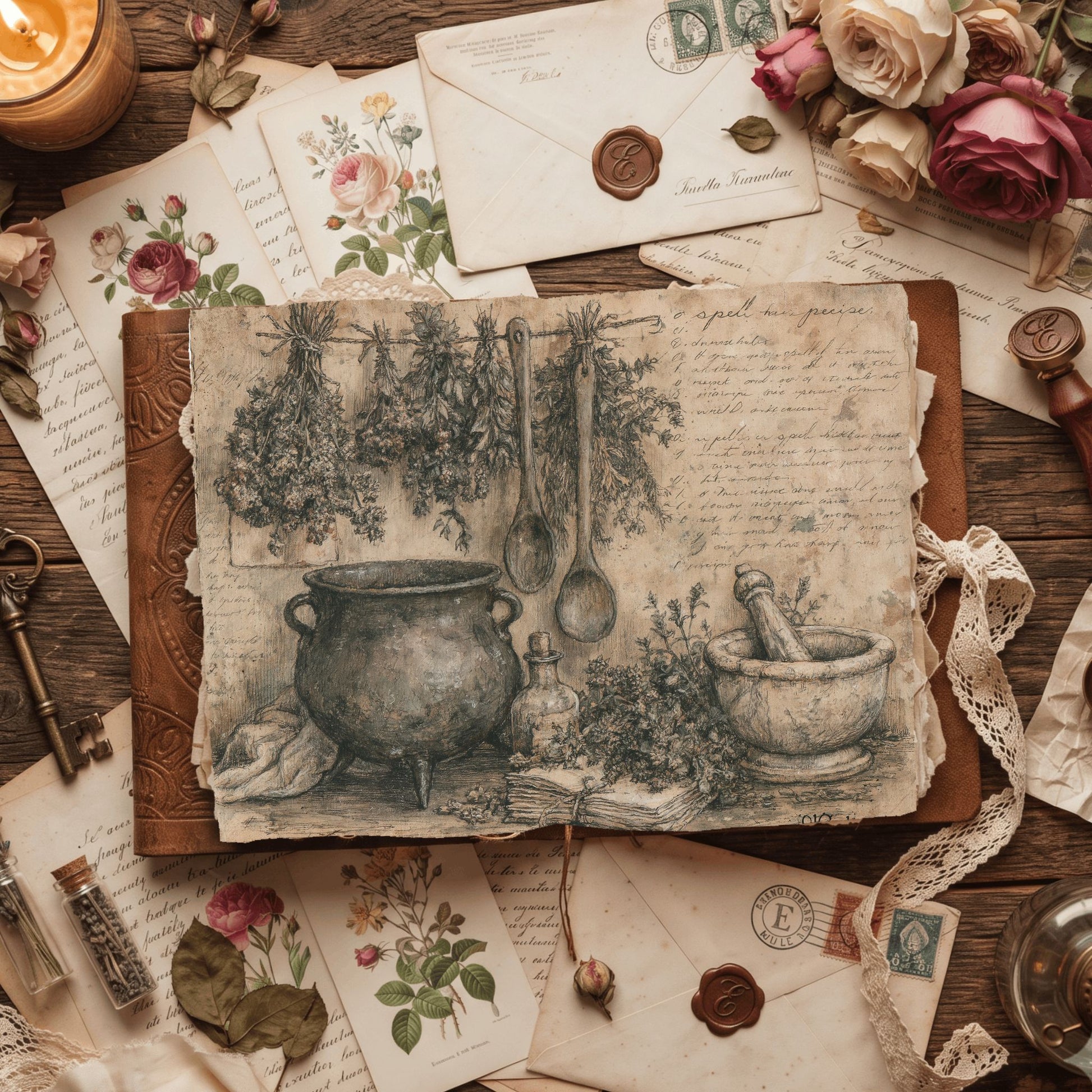 Witch'S Kitchen Recipe Journal Page