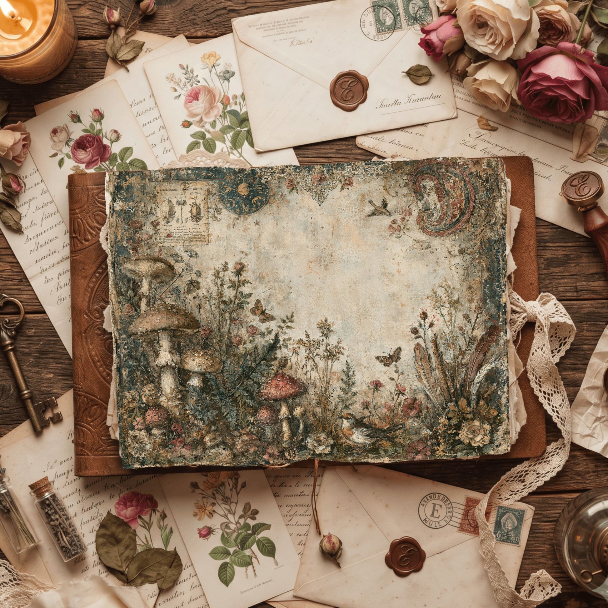 Woodland Hippie Ephemera Paper