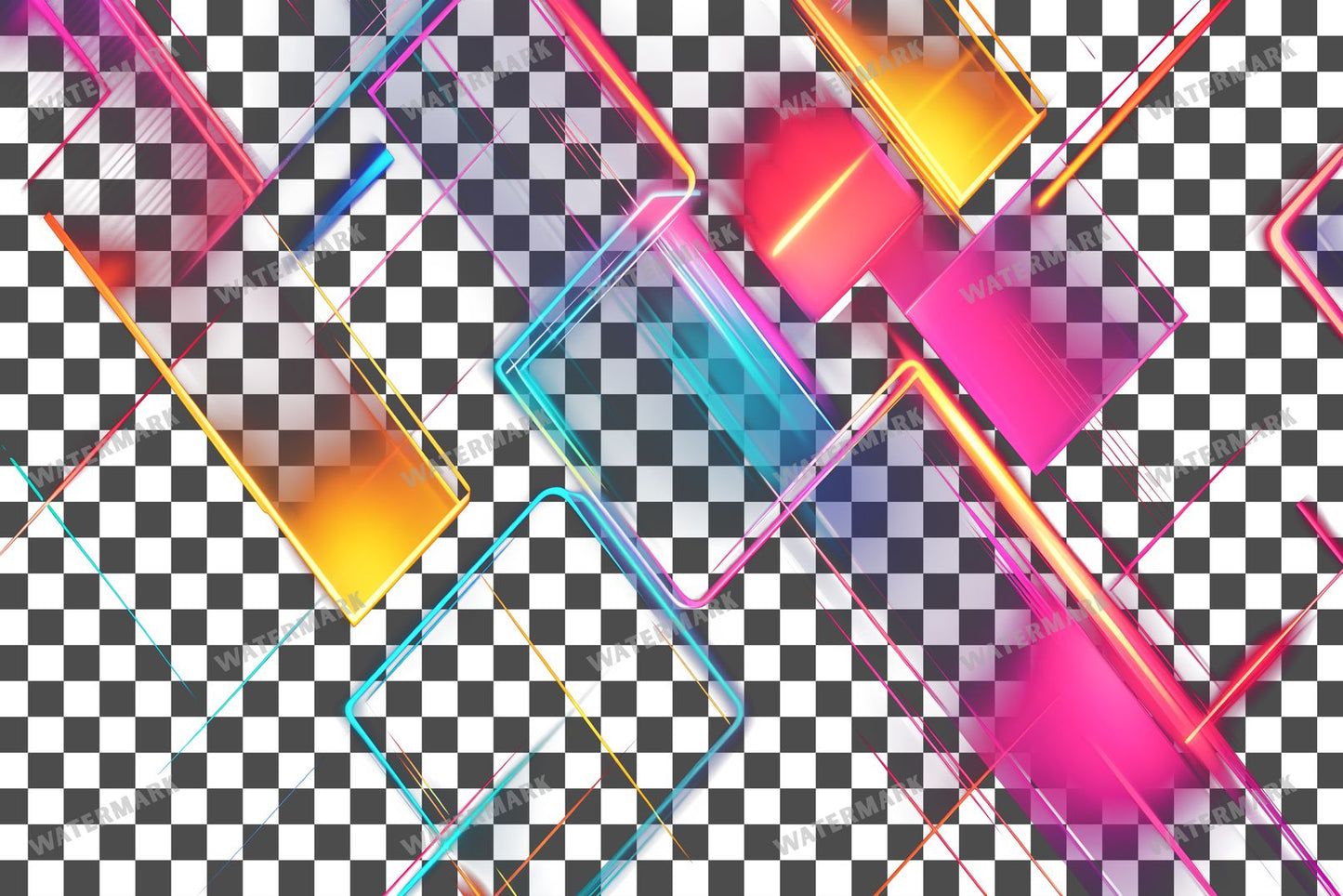 Abstract Geometric Patterns Transparent Overlay Pngs