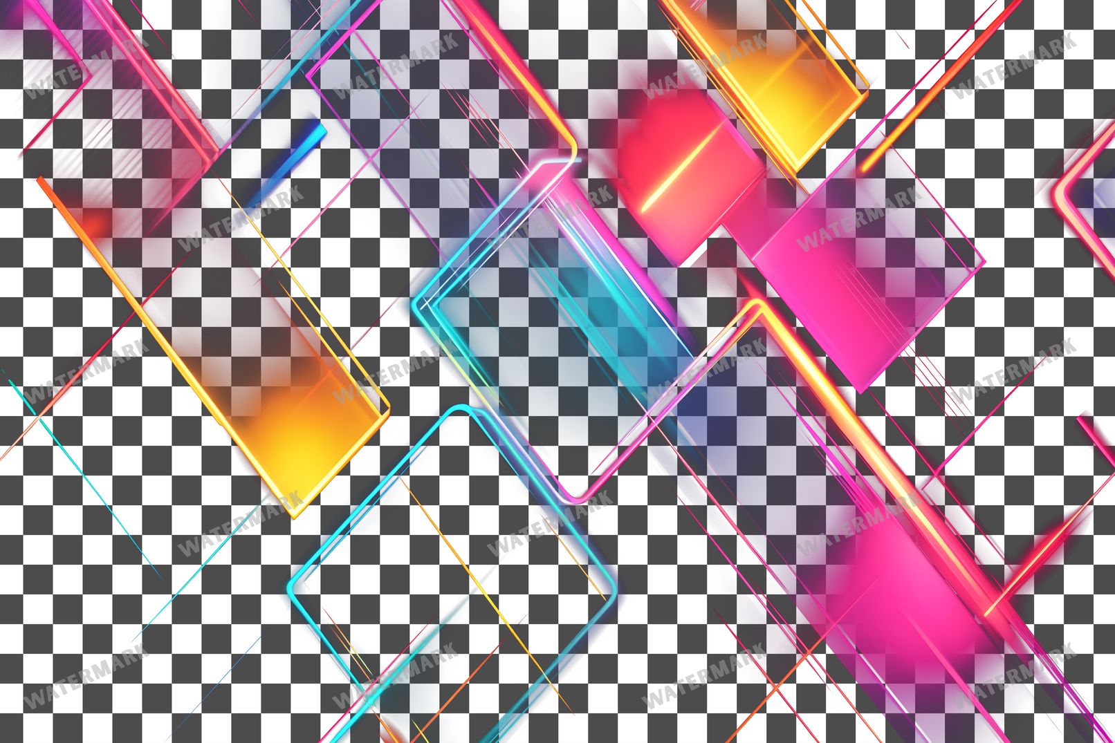 Abstract Geometric Patterns Transparent Overlay Pngs
