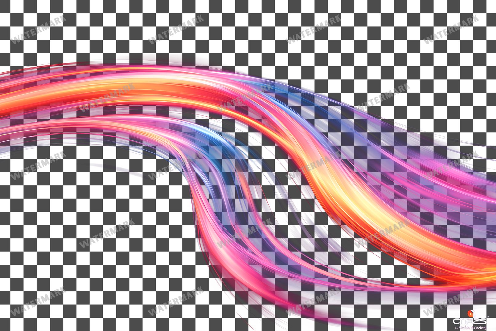 Abstract Pink Light Streaks Dynamic Transparent Overlay Pngs