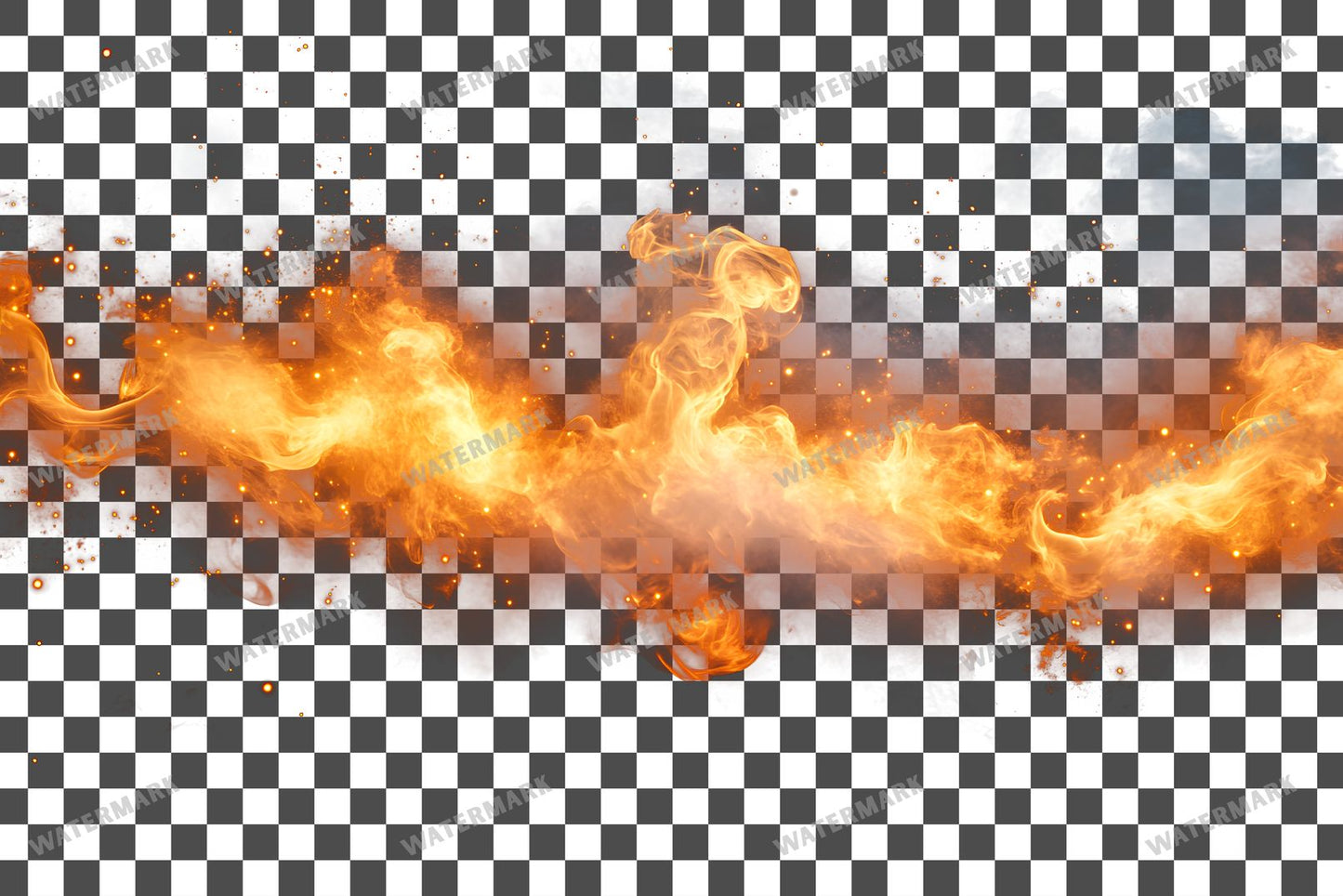 Amber Oil Flame Transparent Overlay Pngs