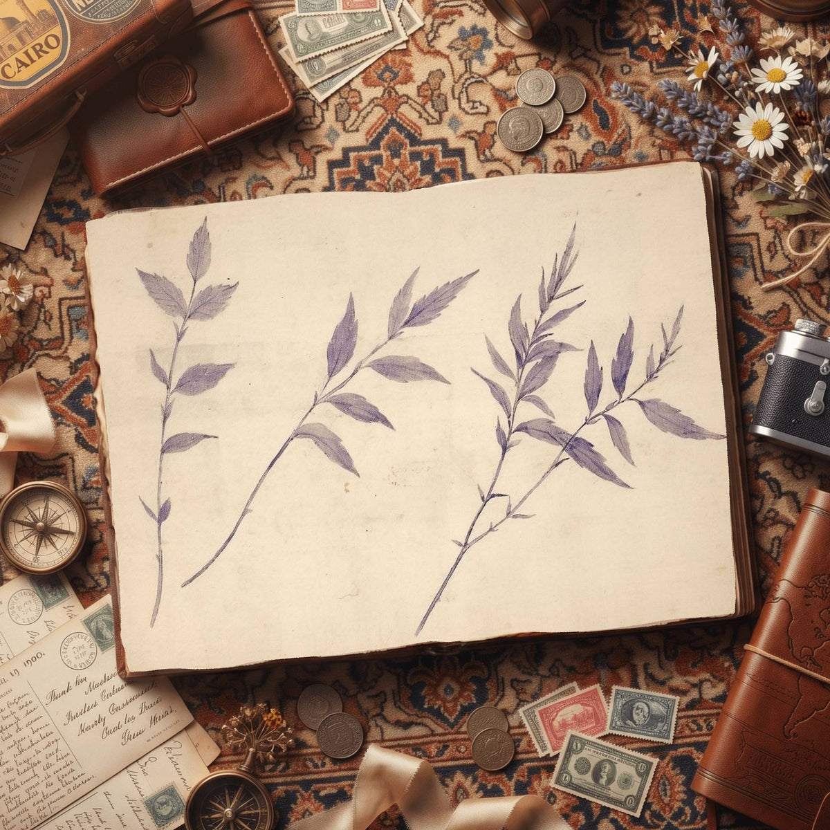 Basic Leaf Digital Papers