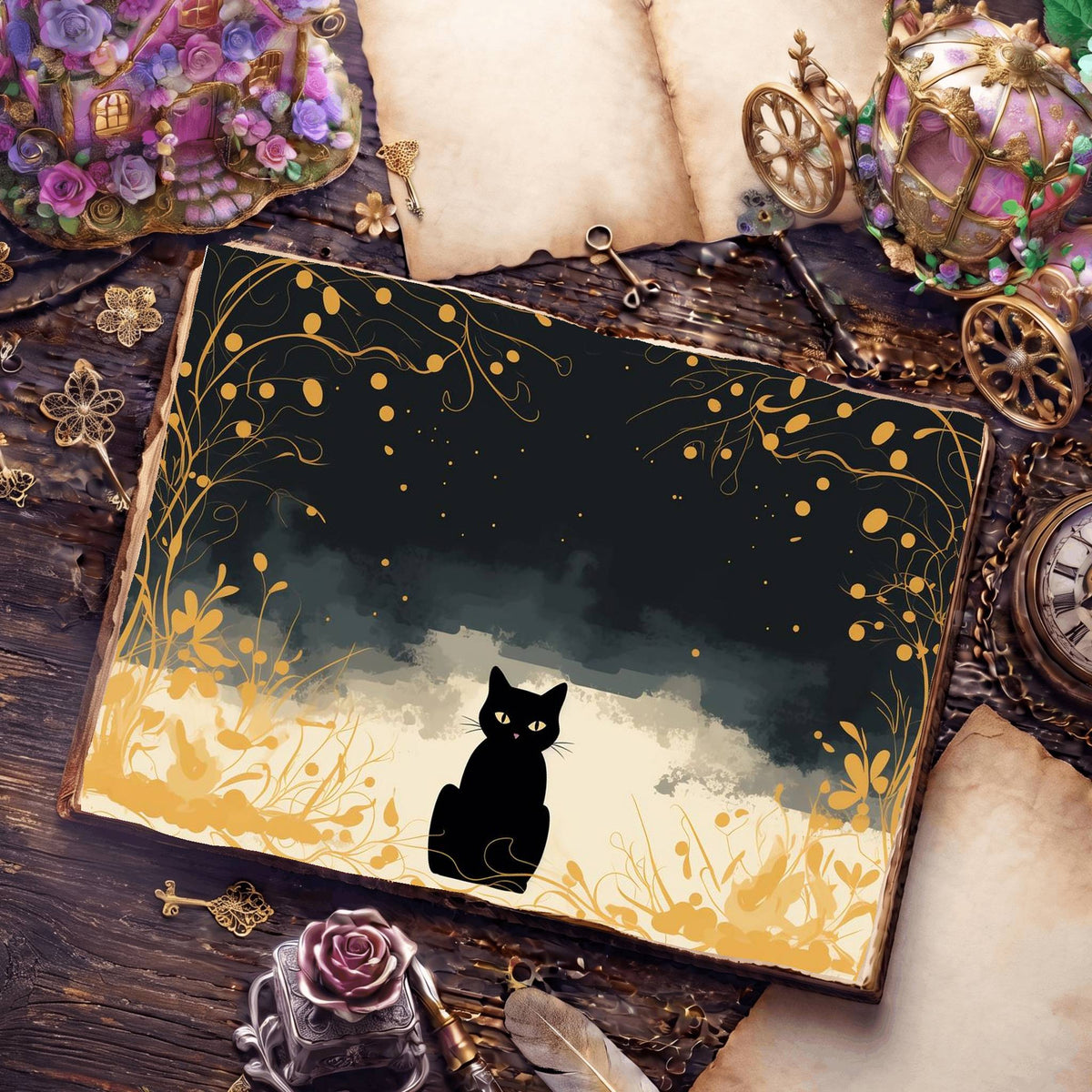 Black Cat Digital Papers