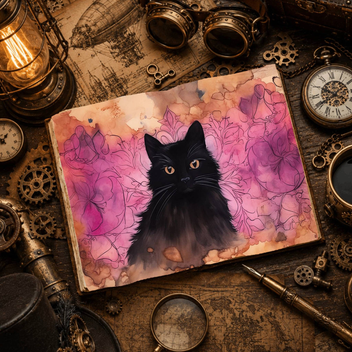 Black Cat Digital Papers