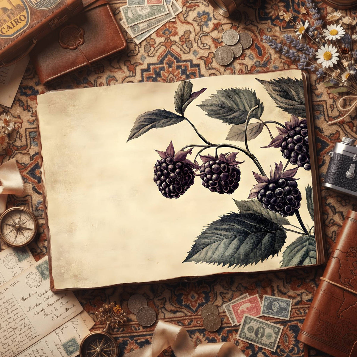 Blackberries Digital Papers