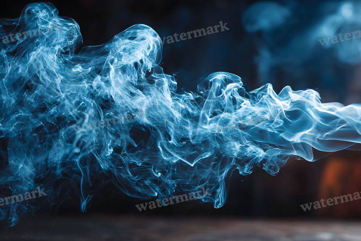 Blue Smoke Backdrop Images