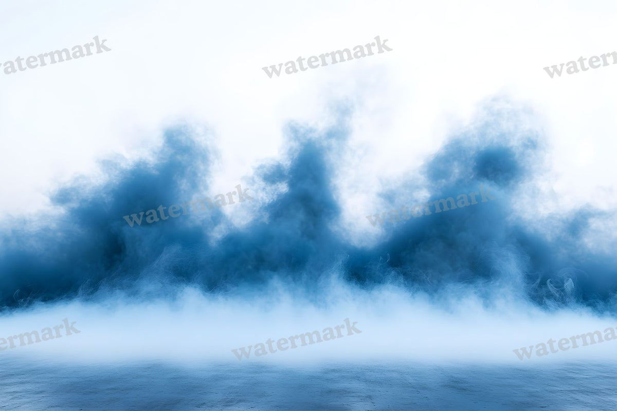 Blue Smoke Backdrop Images