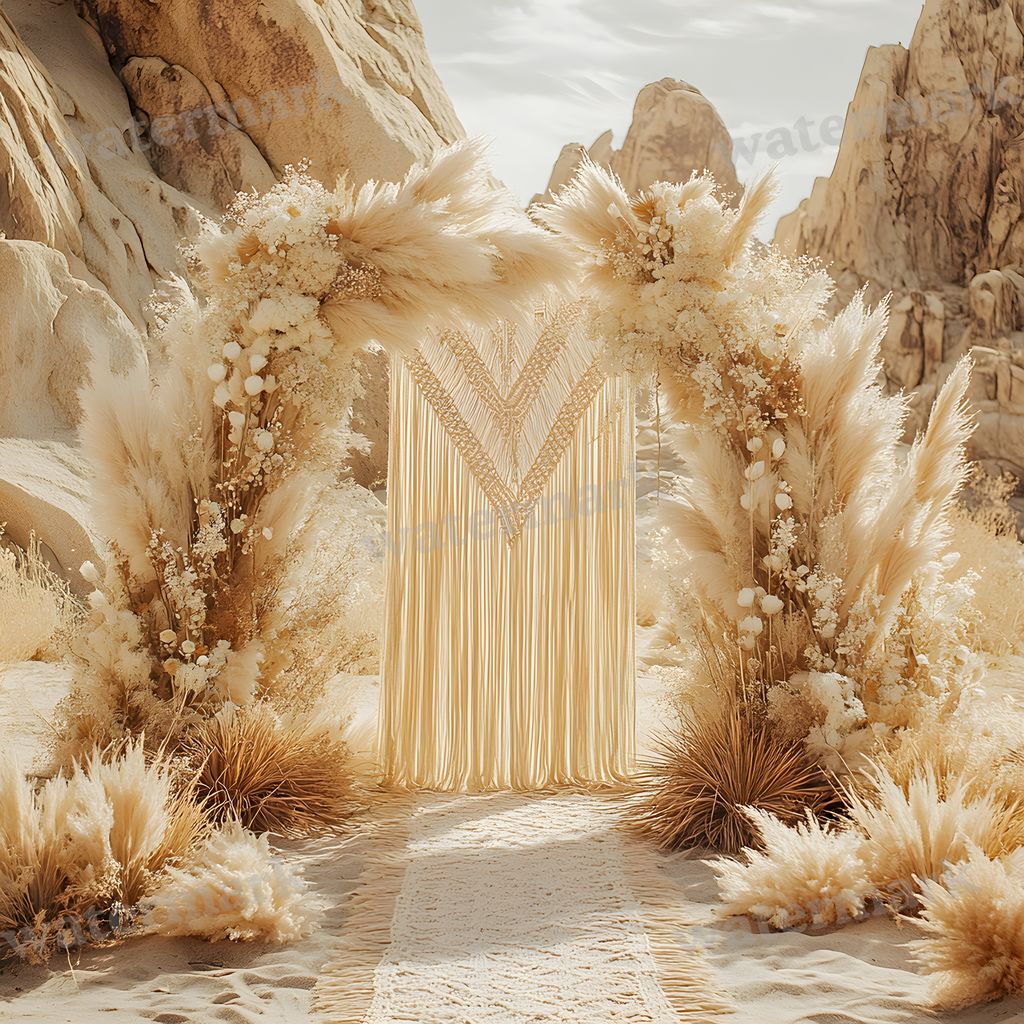 Bohemian Desert Backdrop Images