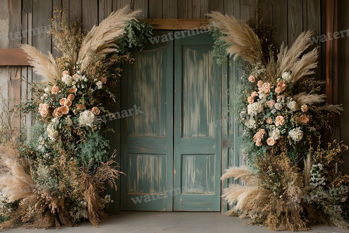Boho Olive Arch Backdrop Images