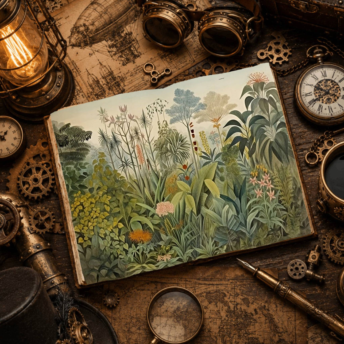 Botanical Garden Digital Papers