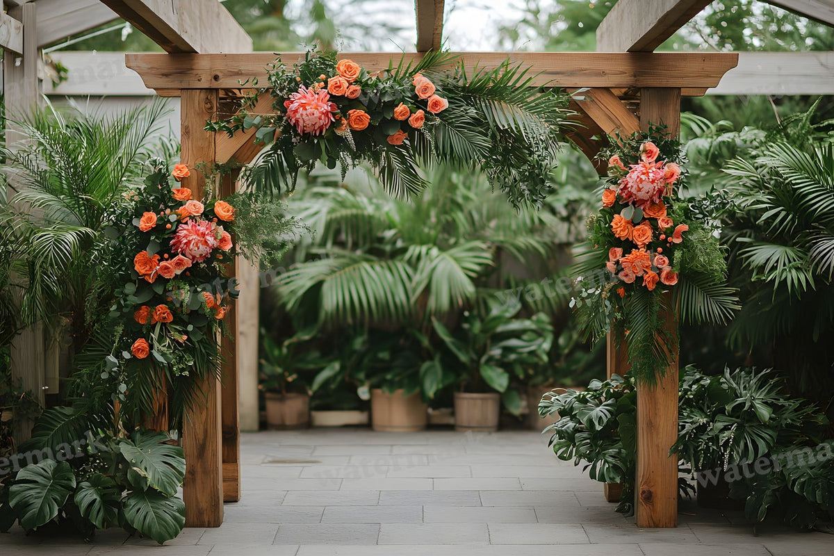 Botanical Wedding Backdrop Images