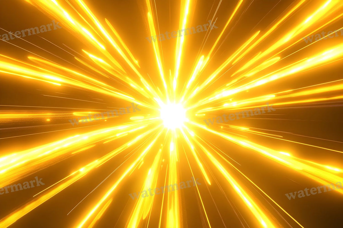 Bright Yellow Sunburst Backdrop Images