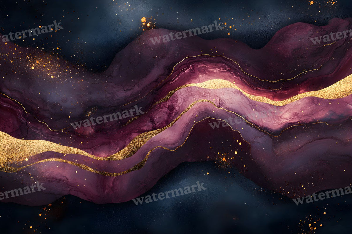 Burgundy Gold Marble Backdrop Images