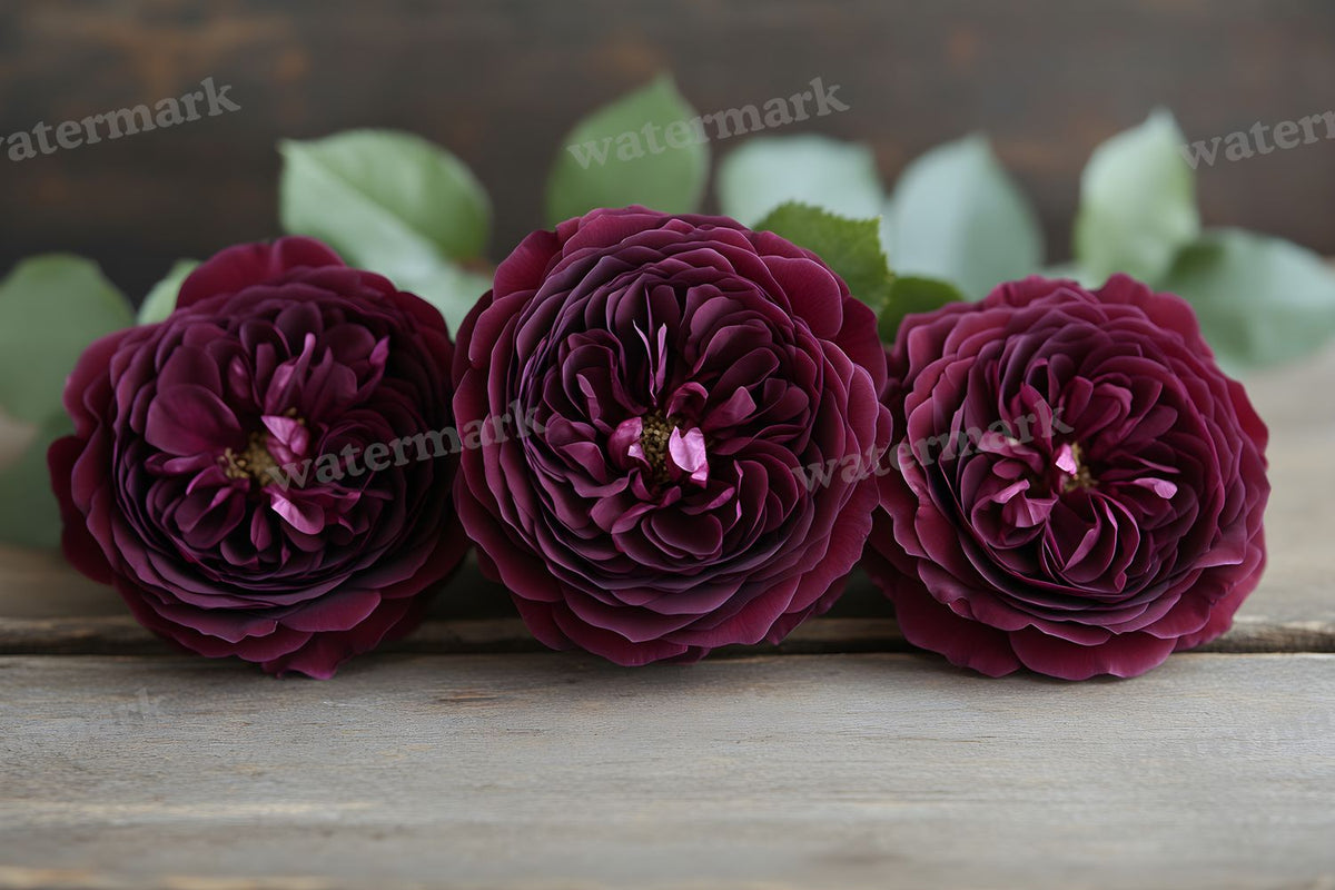 Burgundy Rose Arrangement Backdrop Images