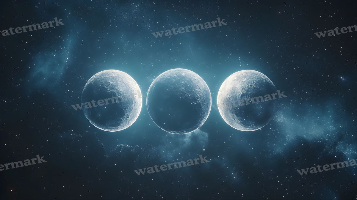 Celestial Moons Backdrop Images