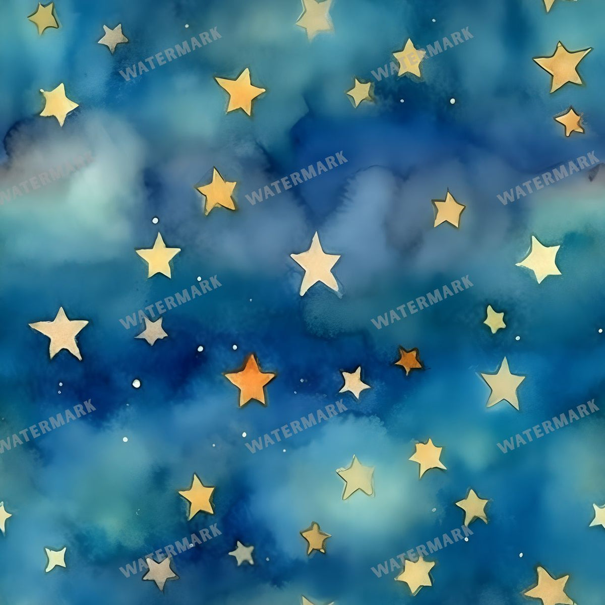 Celestial Seamless Pattern