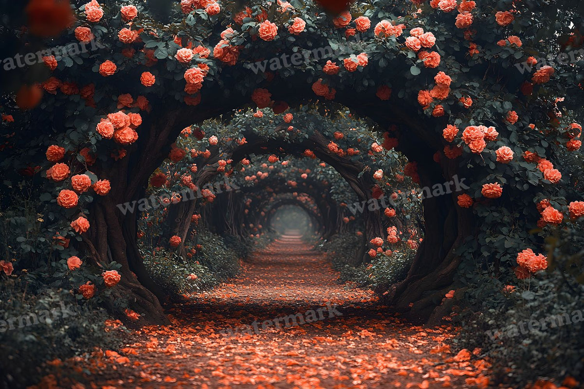 Charming Garden digital photo backdrop for photo editing, preview 6