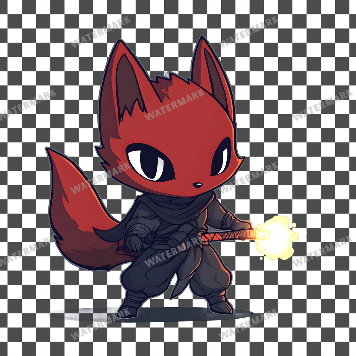 Chibi Ninja Clipart Pngs