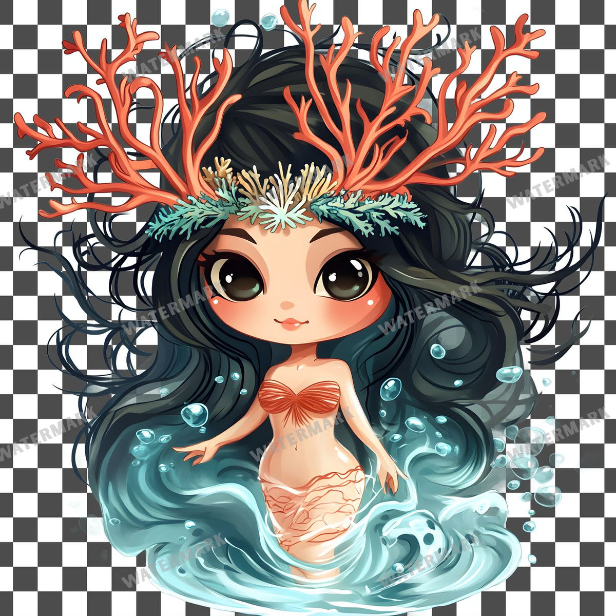 Chibi Ocean Clipart Pngs