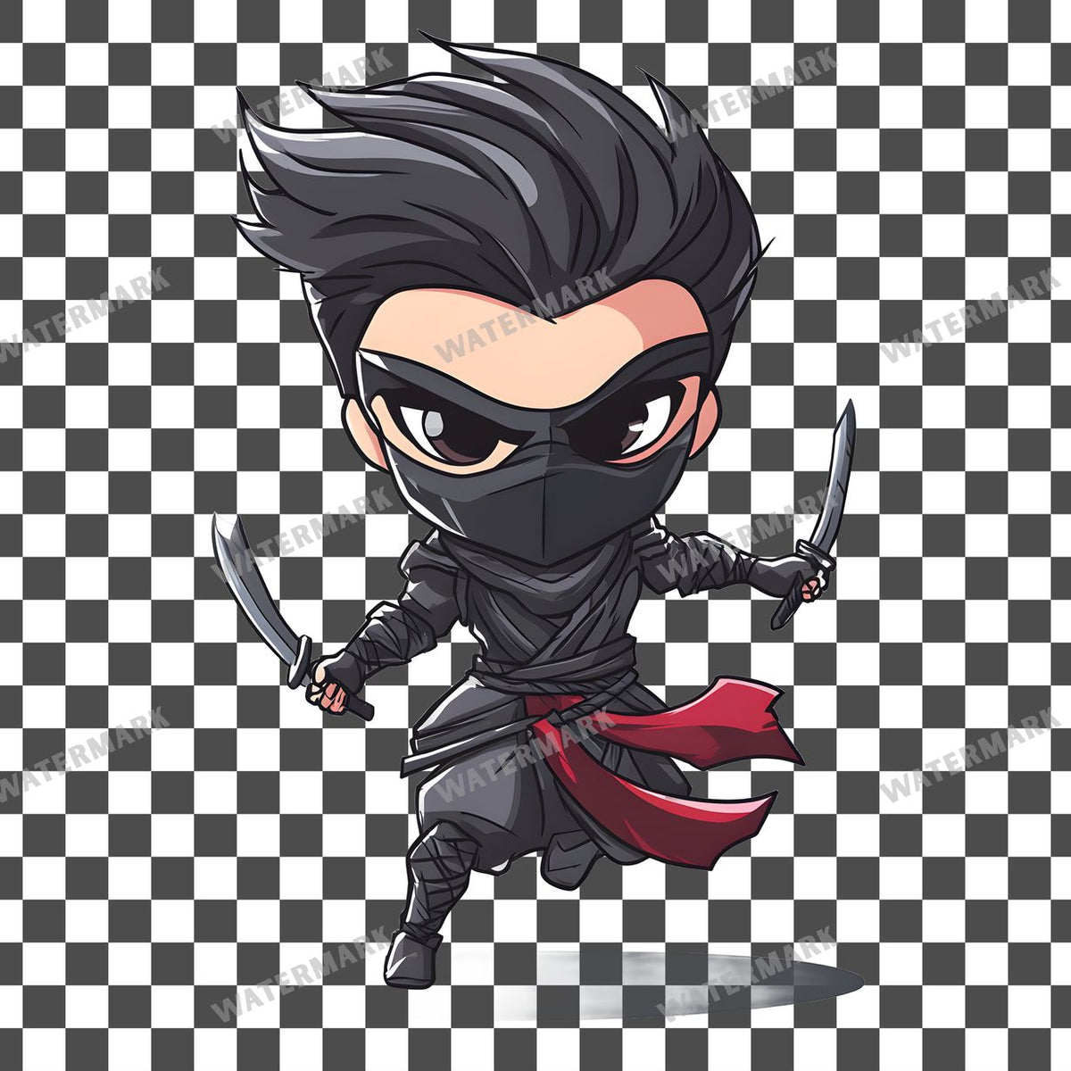 Chibi Shadow Clipart Pngs