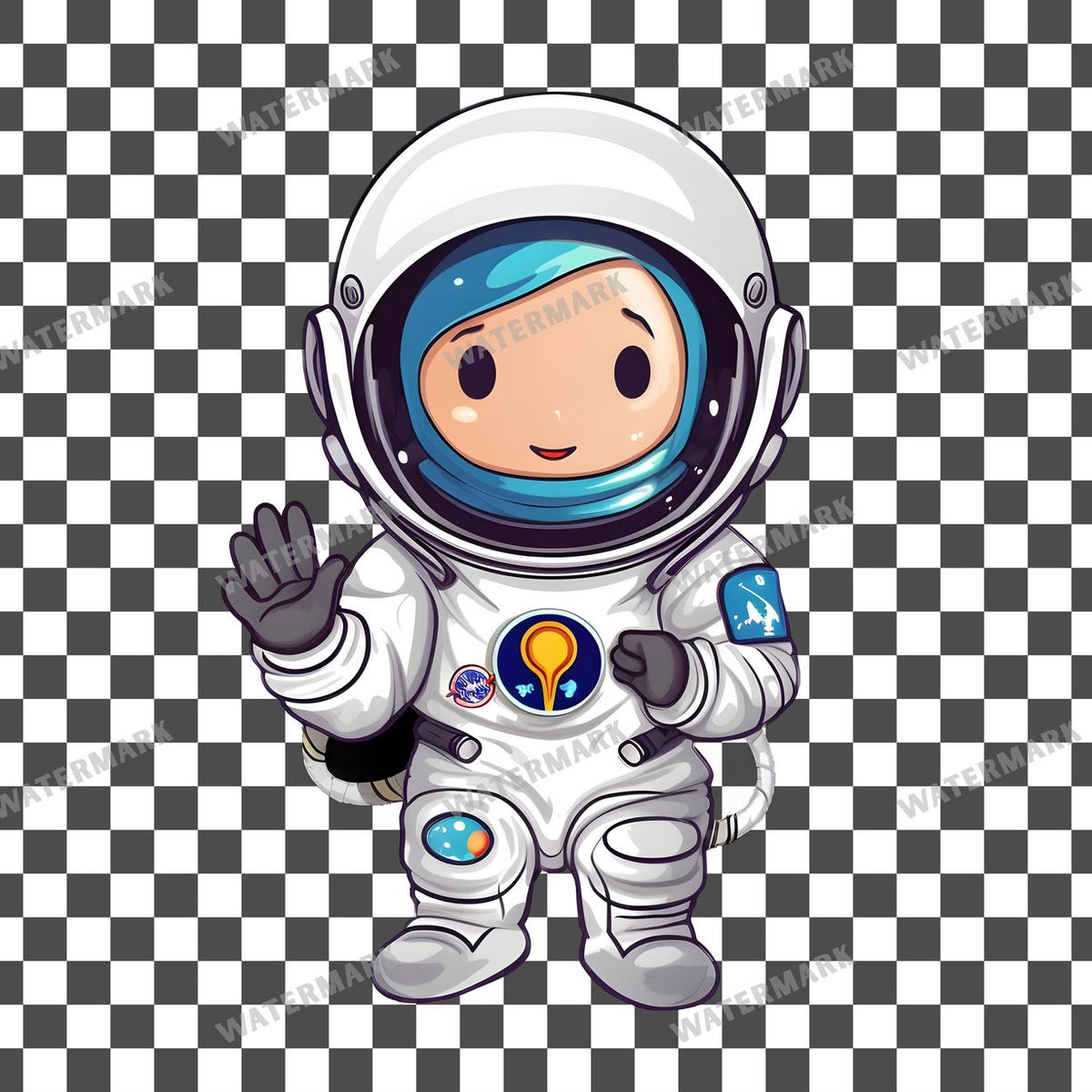 Chibiastronaut Clipart Pngs