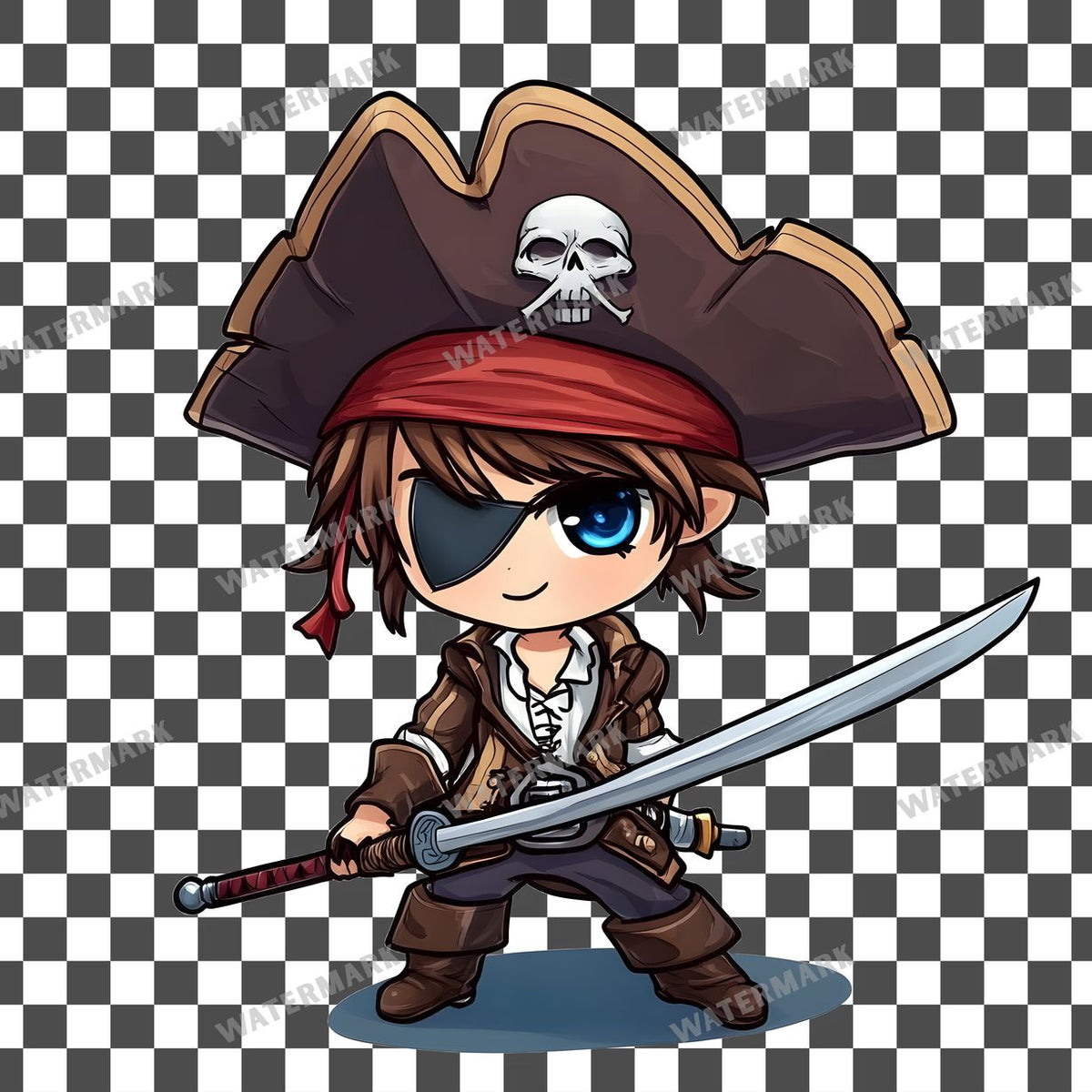 Chibipirate Clipart Pngs