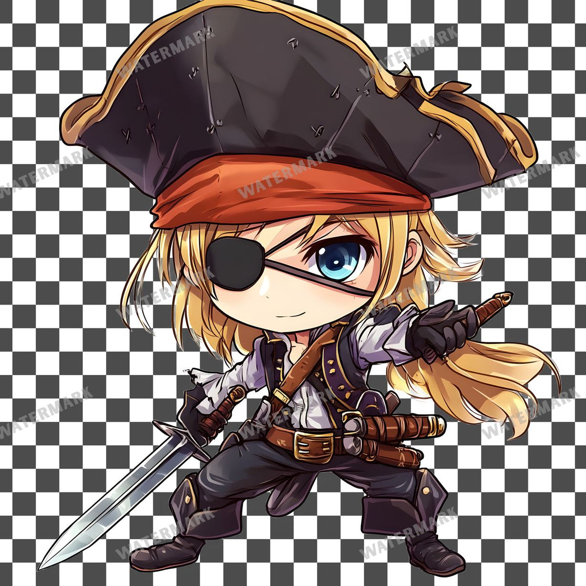 Chibipirate Clipart Pngs