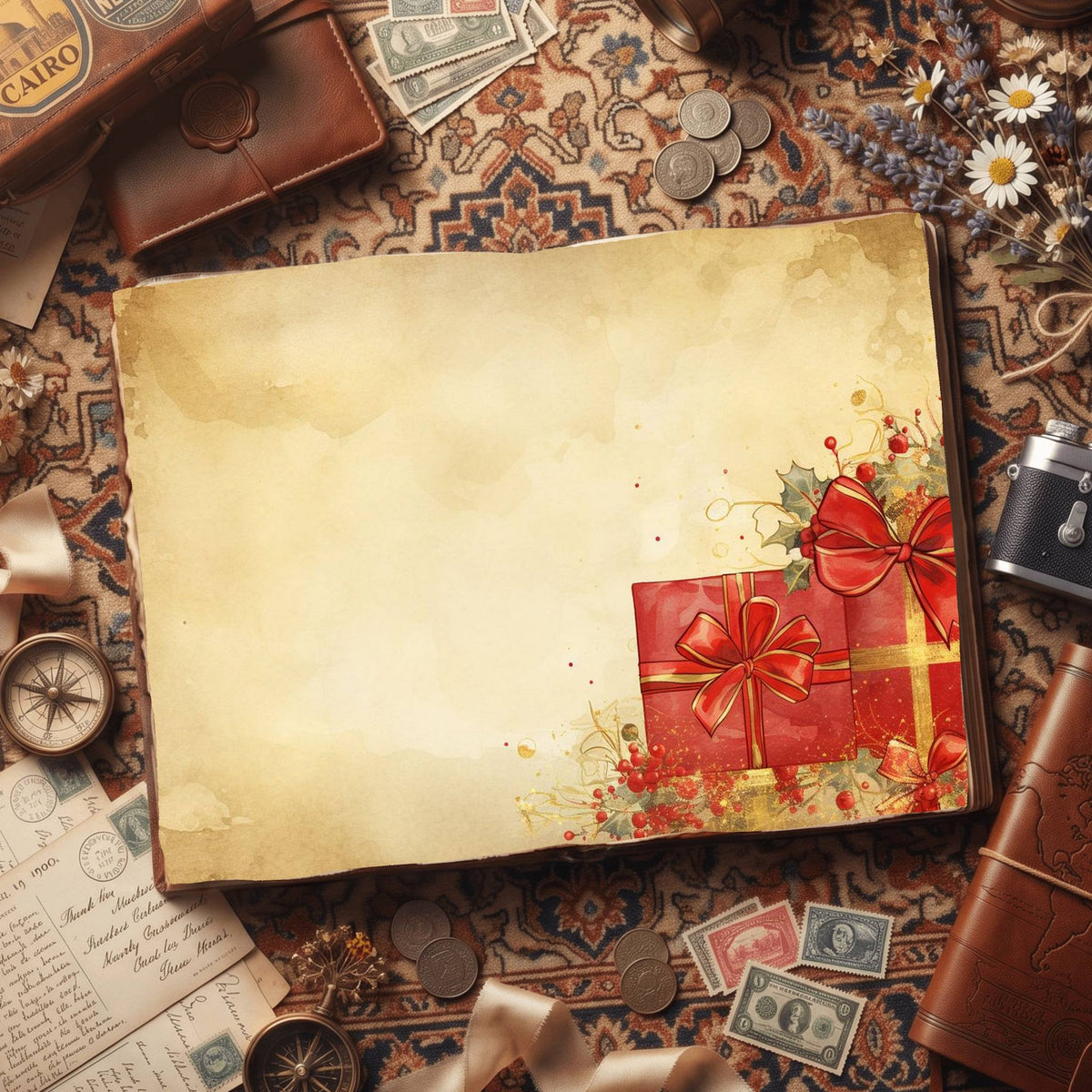 Christmas Gifts Digital Papers