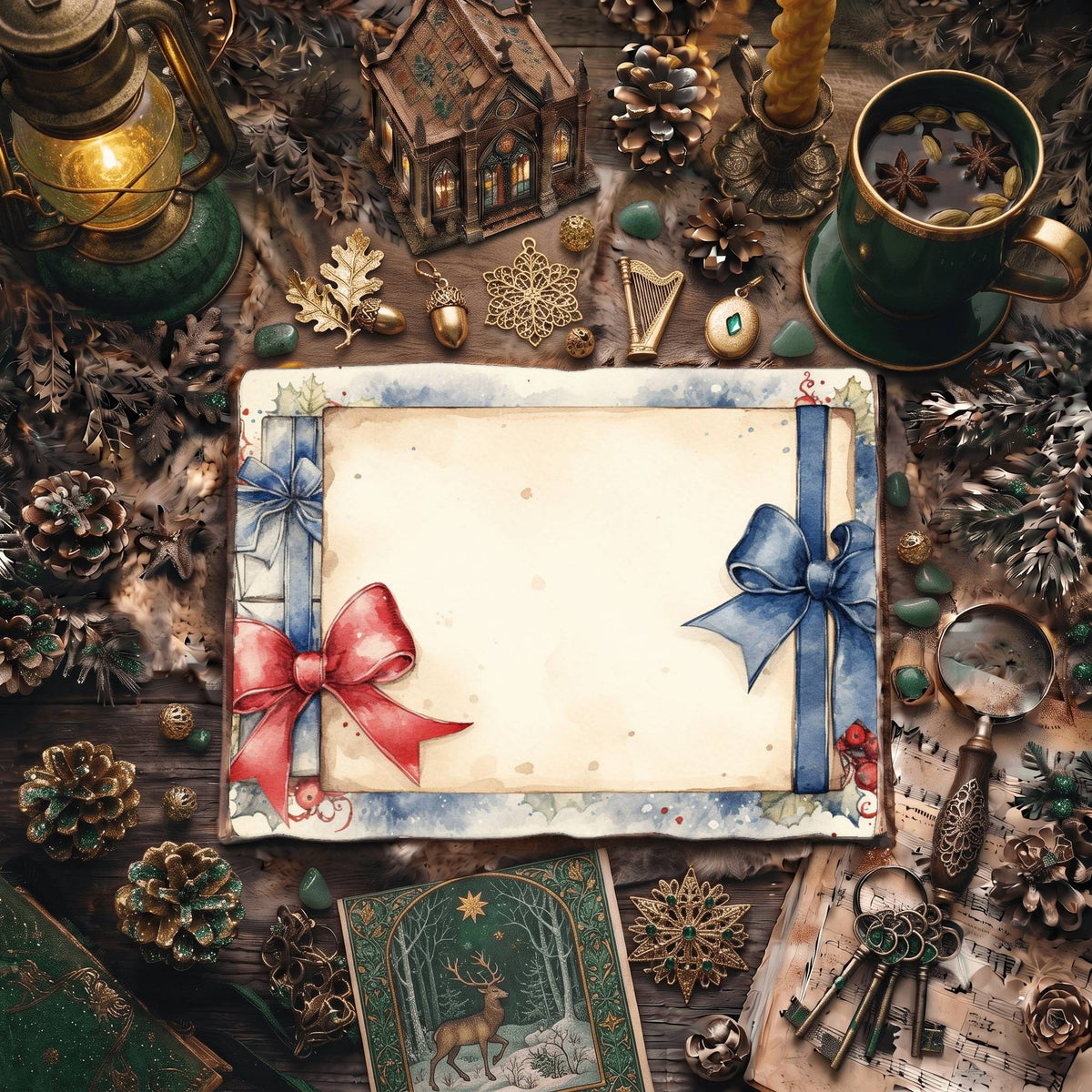 Christmas Gifts Digital Papers