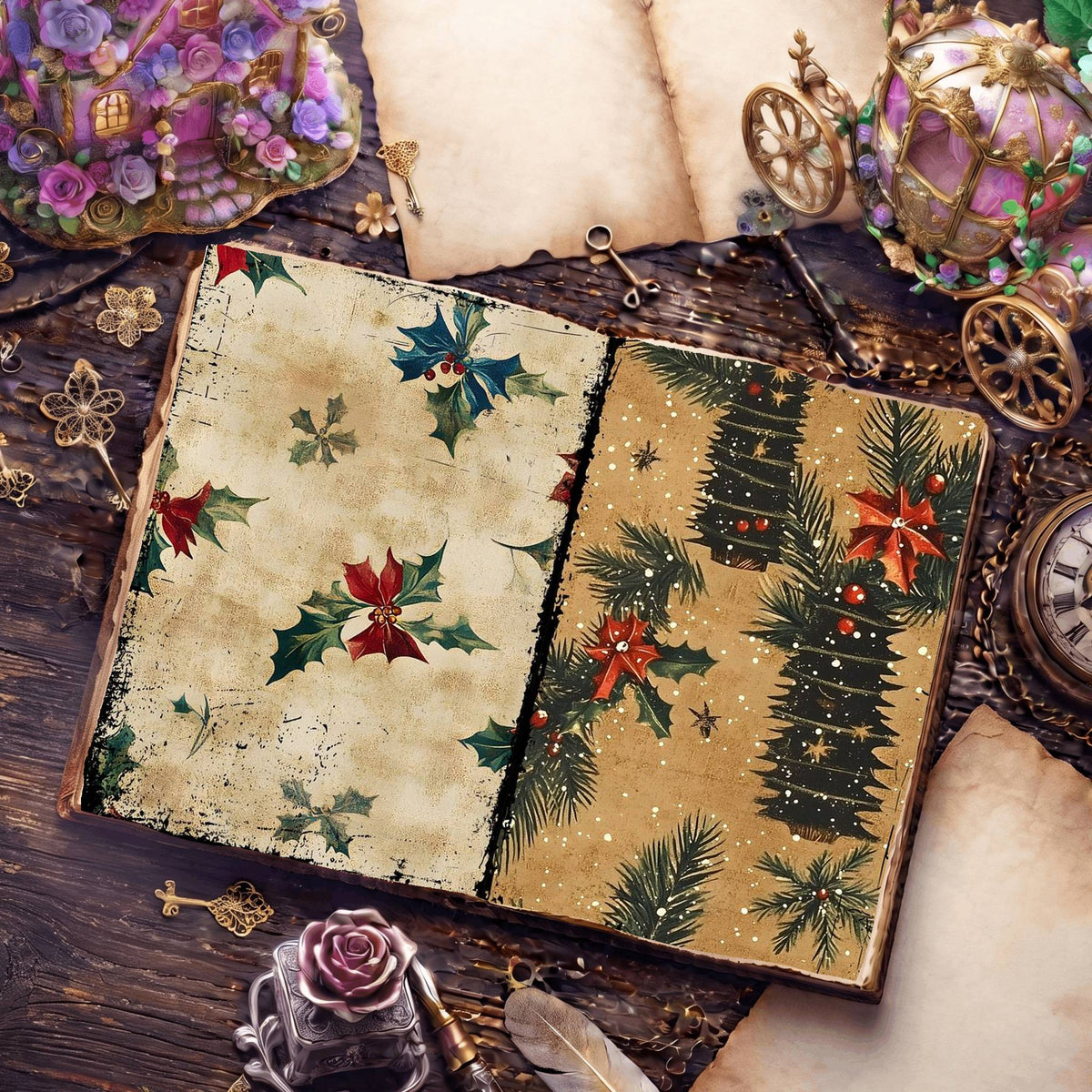 Christmas Digital Papers