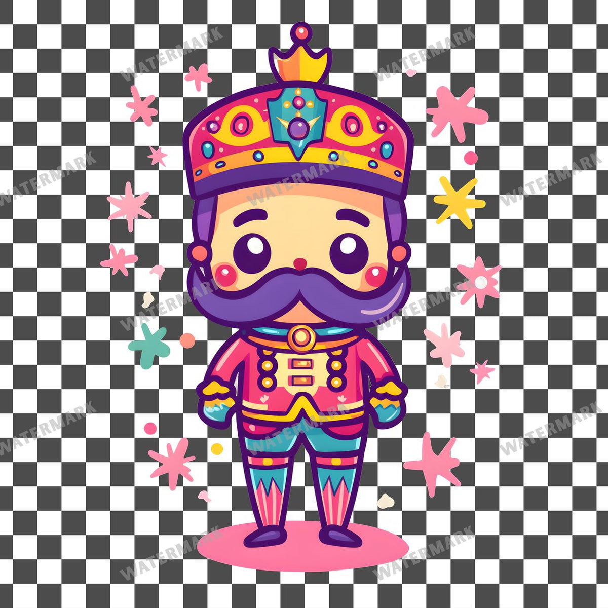 Christmas Kawaii Style Clipart Pngs