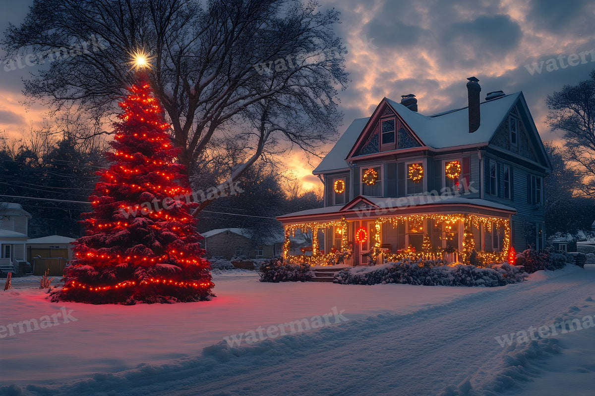 Classic Christmas Backdrop Images