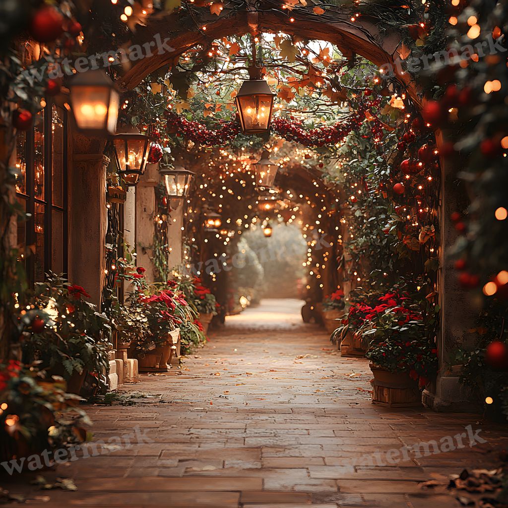 Classic Christmas Backdrop Images