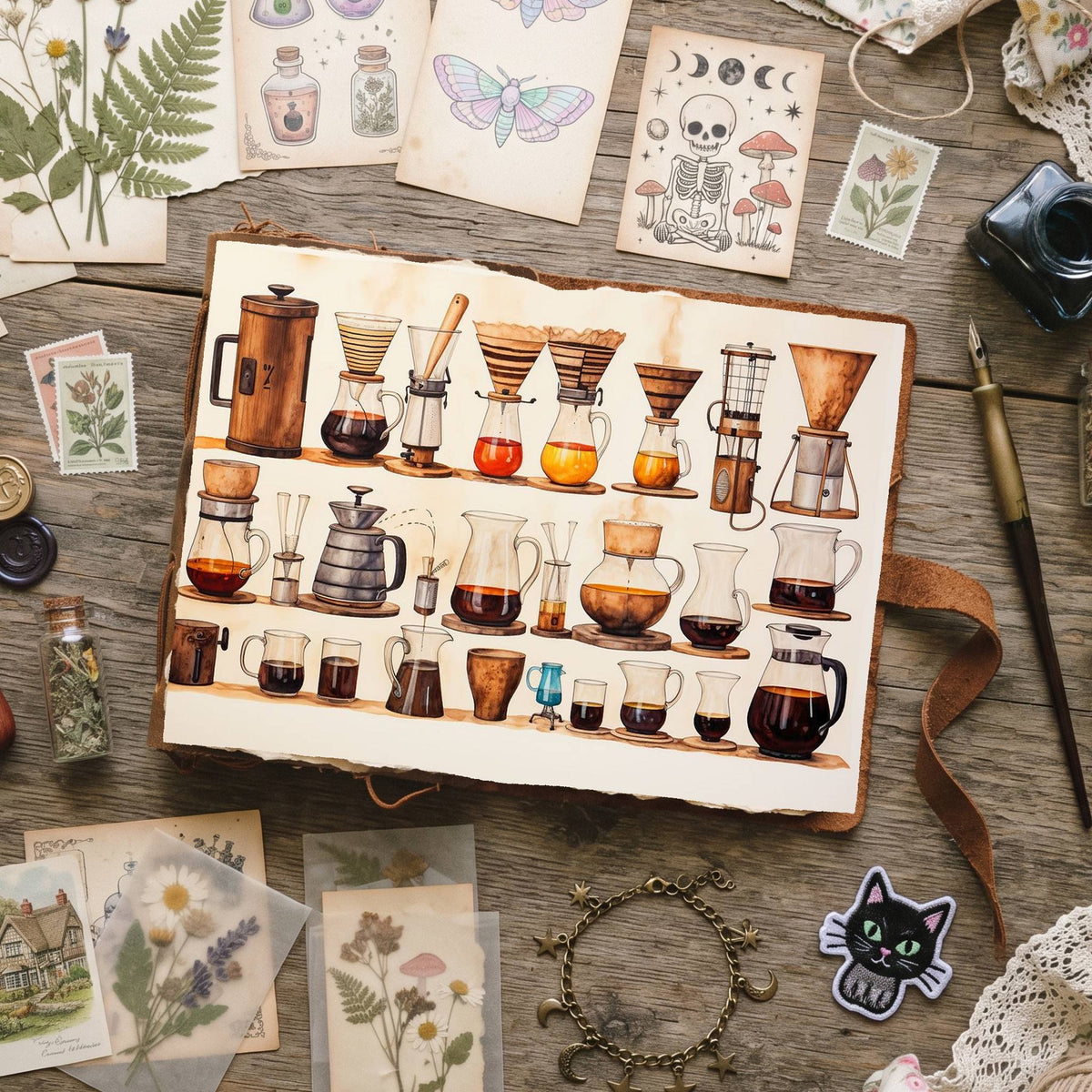 Coffee Shop Digital Papers