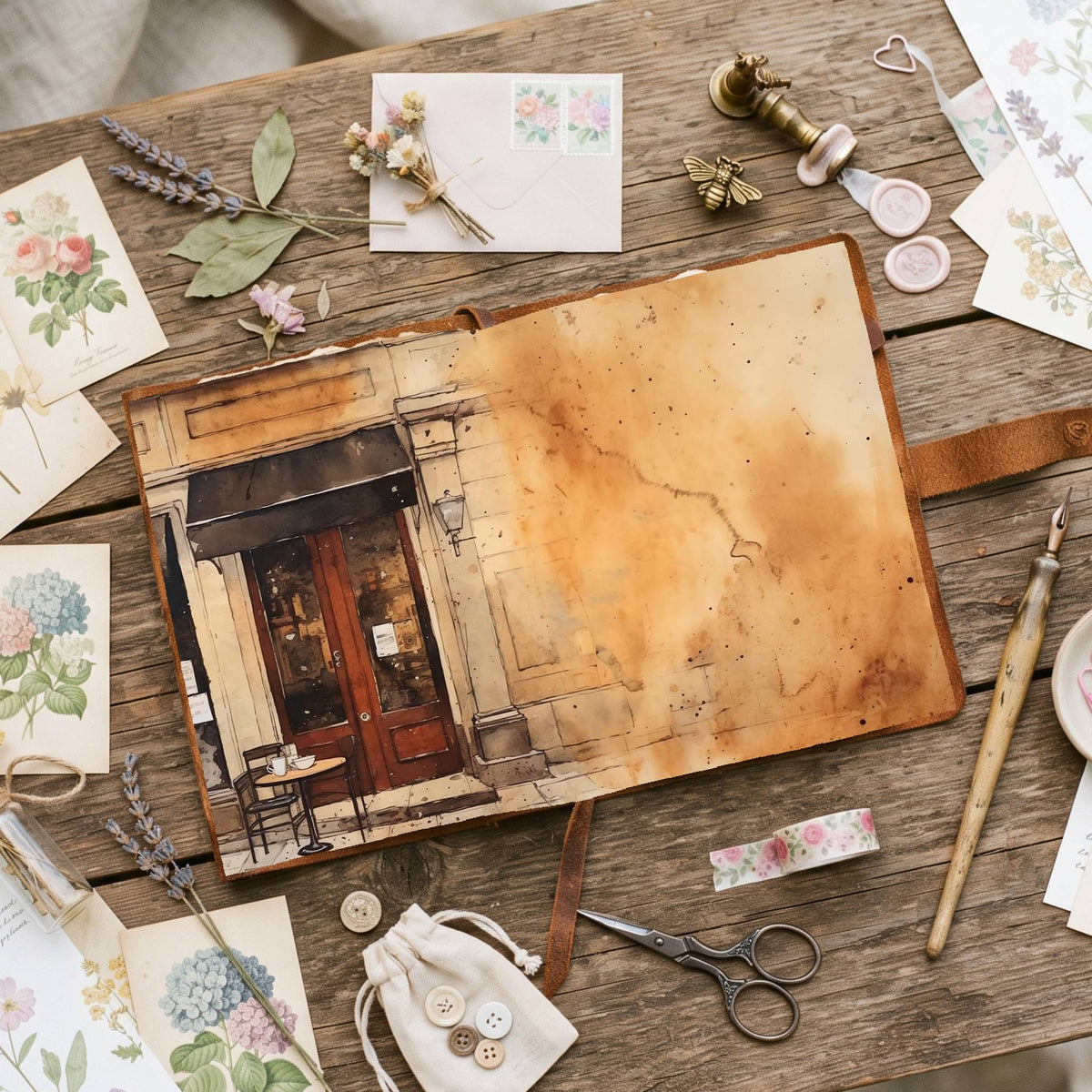 Coffee Shop Digital Papers