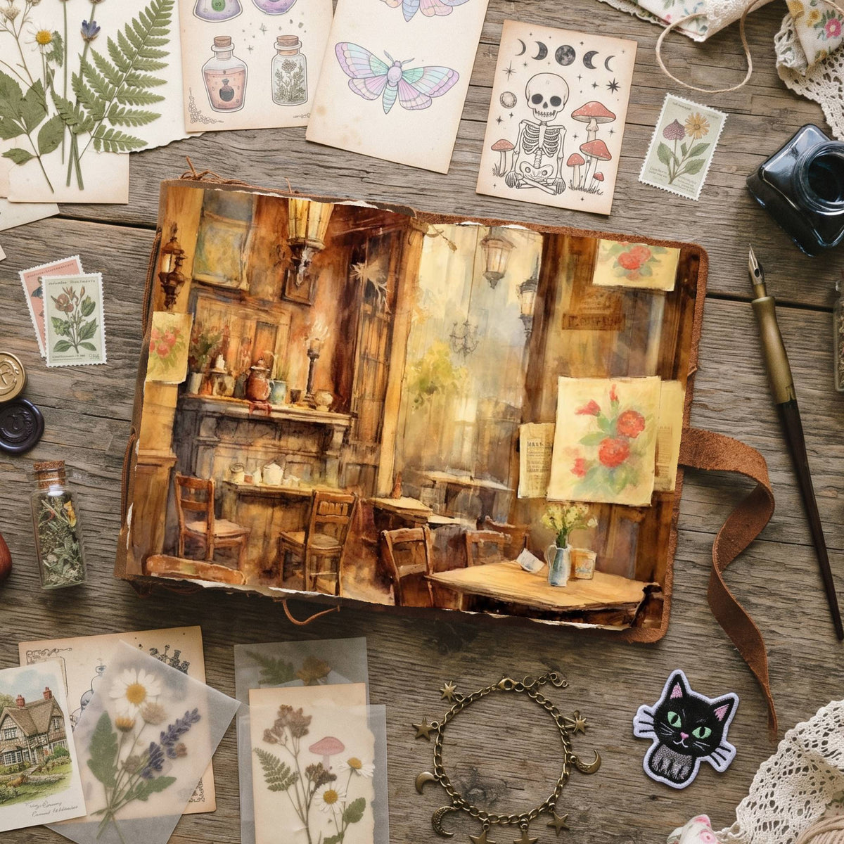 Coffee Shop Digital Papers