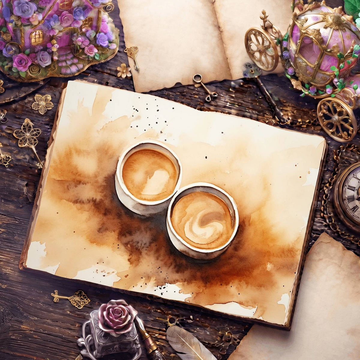 Coffee Digital Papers