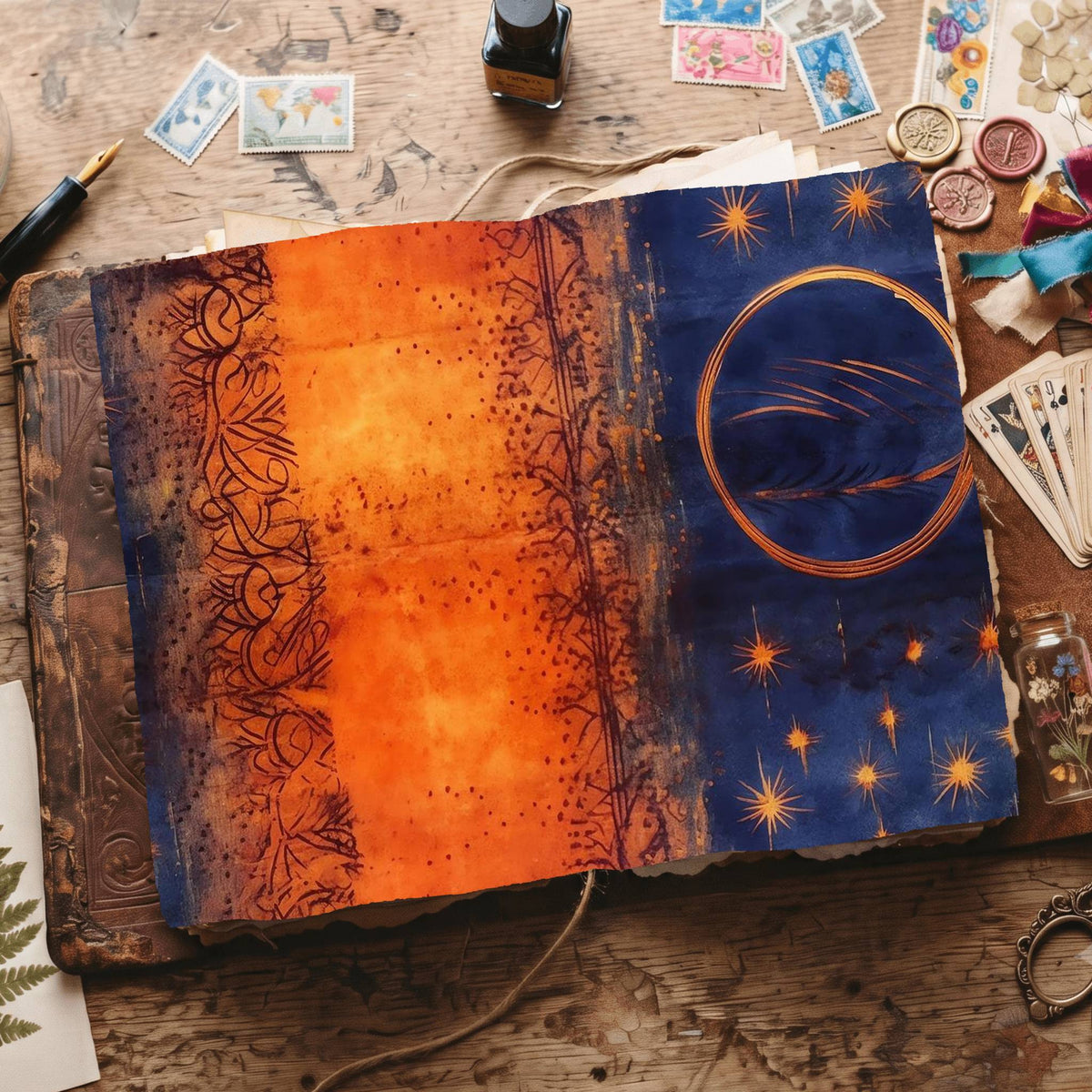 Copper Moon Digital Papers