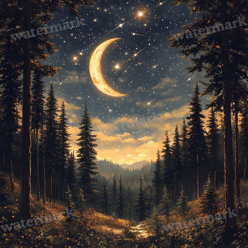 Crescent Moon Backdrop Images