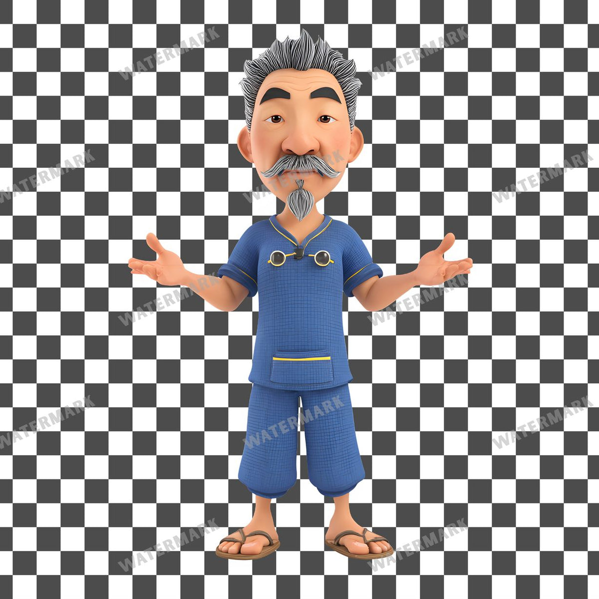 Dad Character Clipart Pngs
