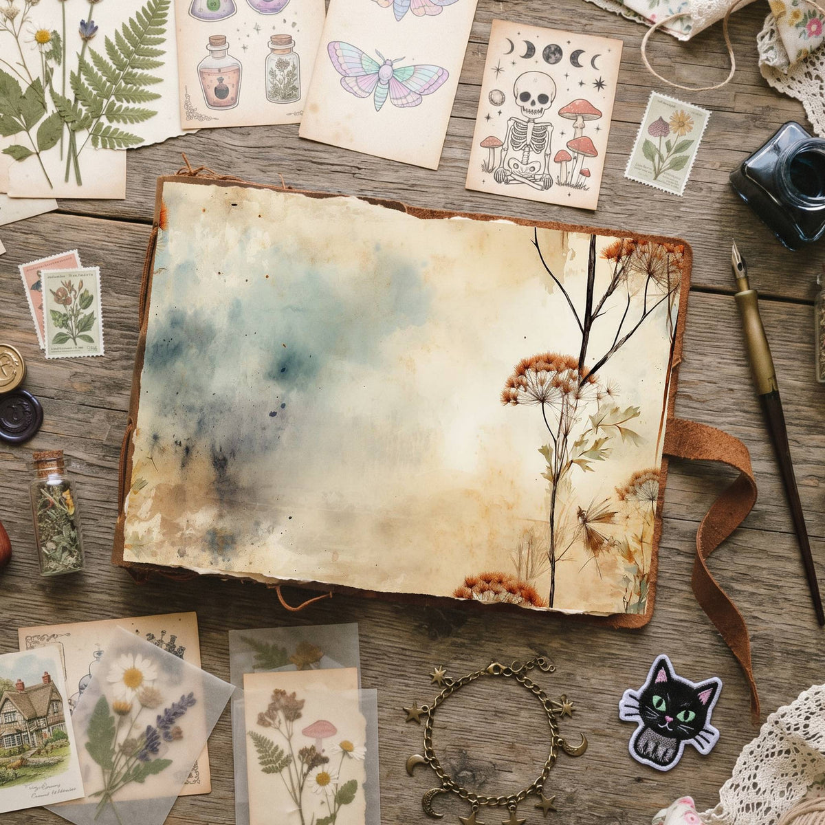 Dandelions Digital Papers
