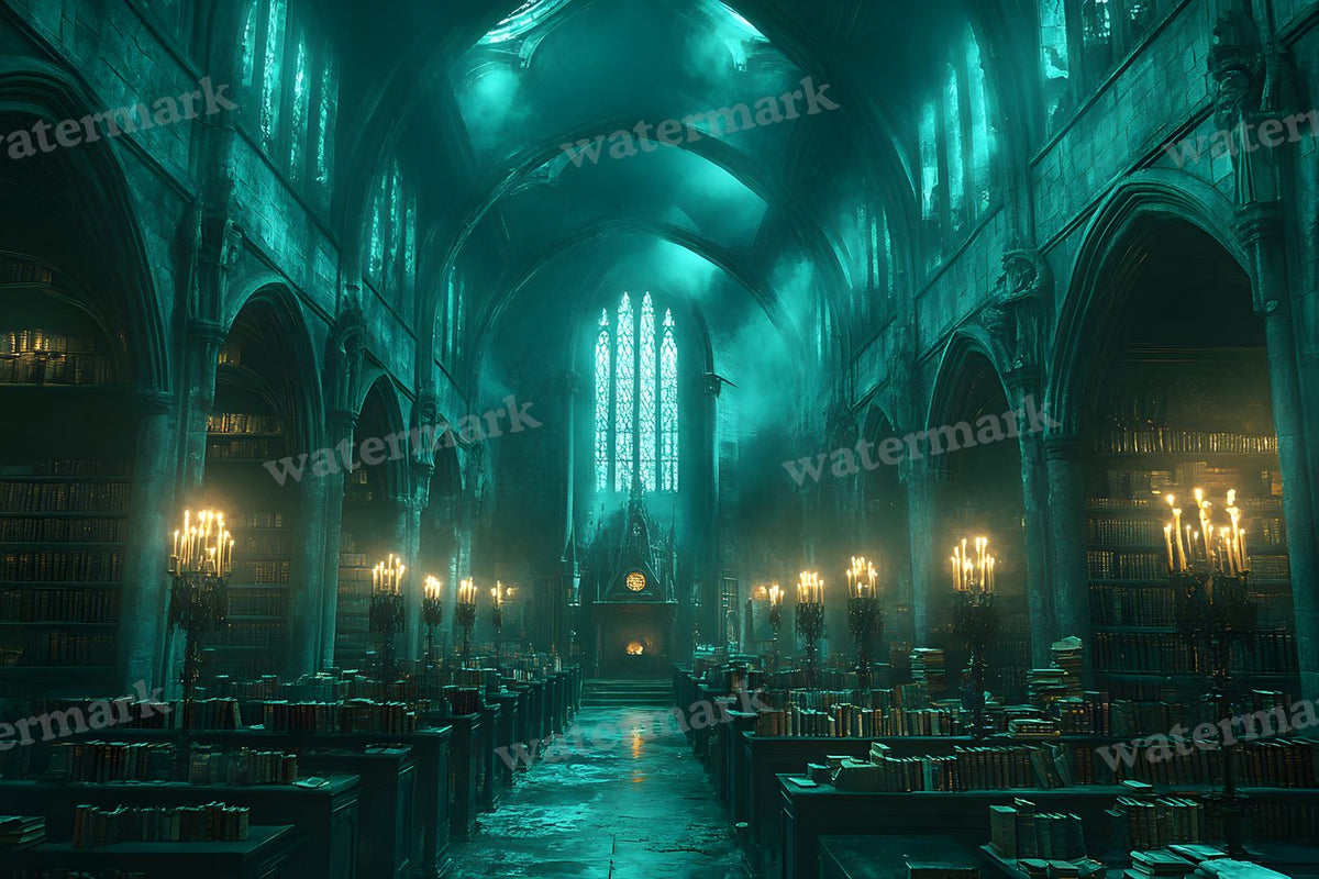 Dark Academia Study Backdrop Images