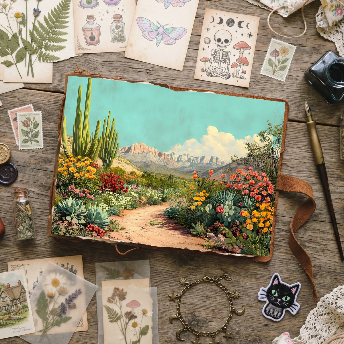 Desert Botanical Digital Papers