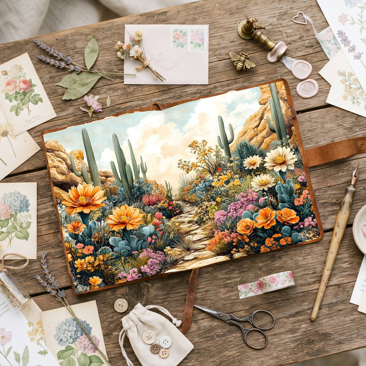 Desert Botanical Digital Papers