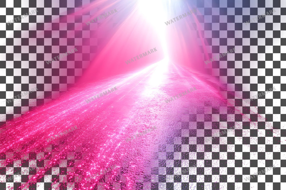 Directional Pink Light Sharp Focused Transparent Overlay Pngs