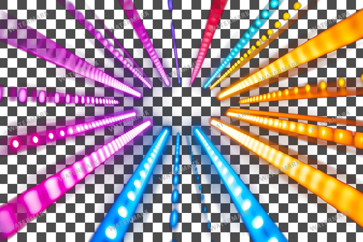 Disco Light Transparent Overlay Pngs