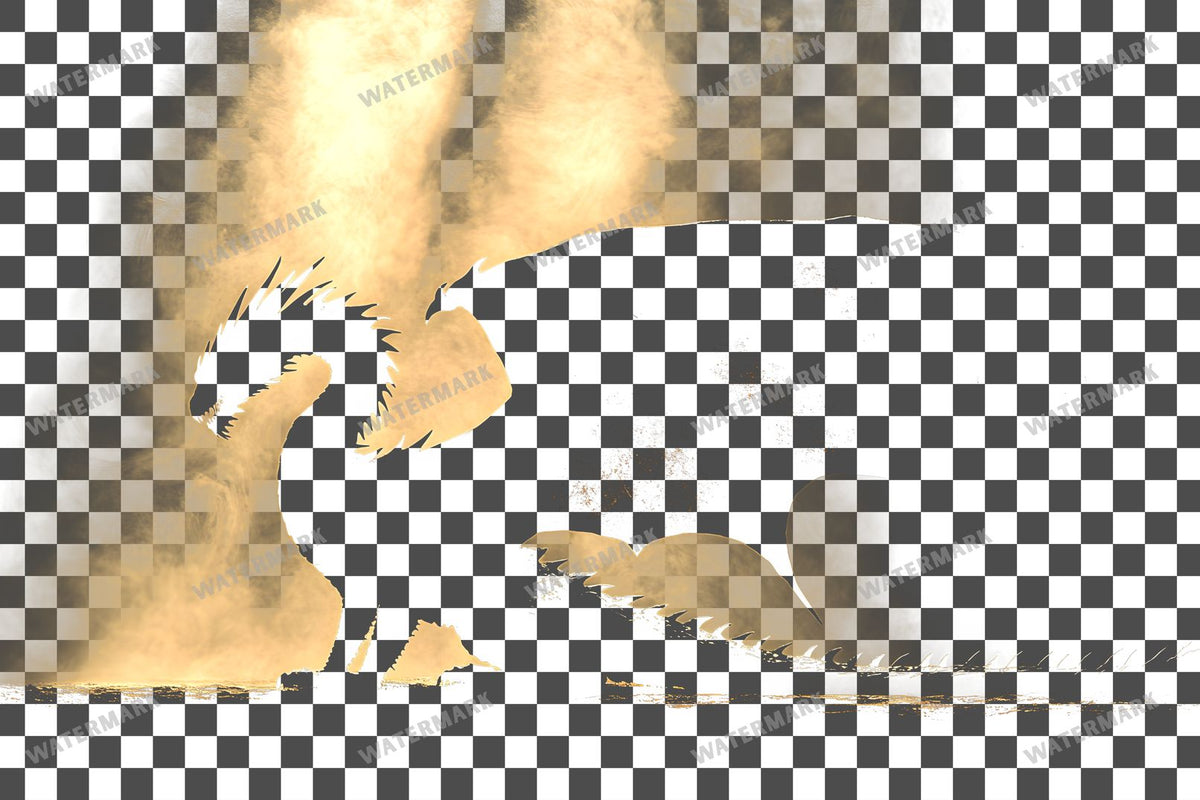 Dragon Silhouette Transparent Overlay Pngs