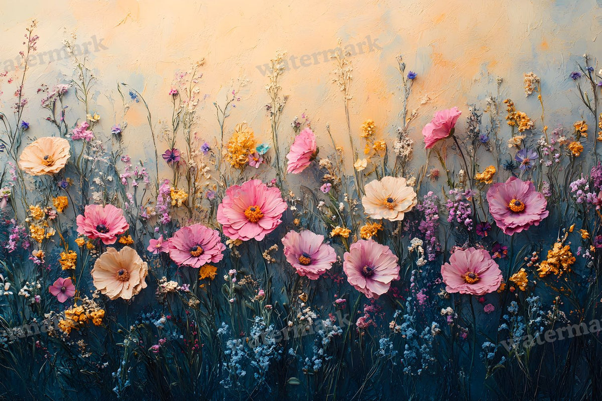 Dreamy Wildflower Meadow Backdrop Images
