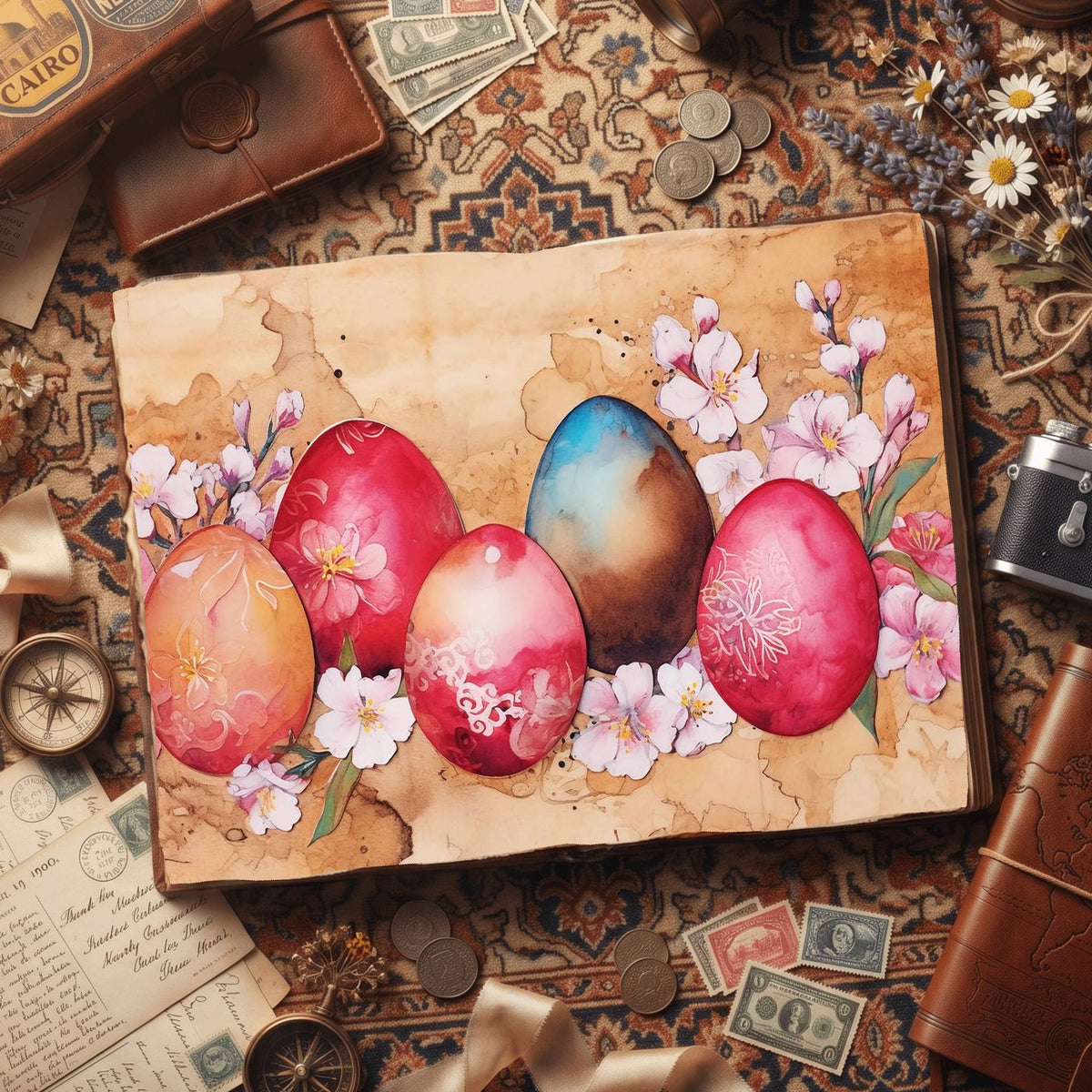 Easter Eggs Digital Papers